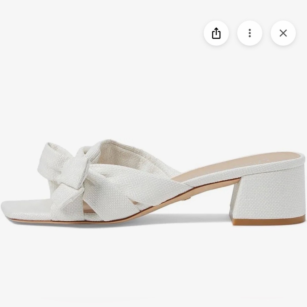 Stuart Weitzman Sofia 45 Slide Sandals size 8.5 Raffia material. - Picture 4 of 4